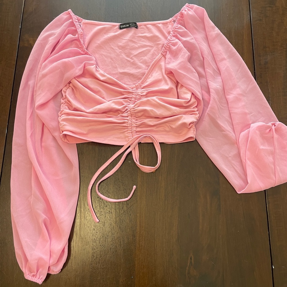 pink long sleeve